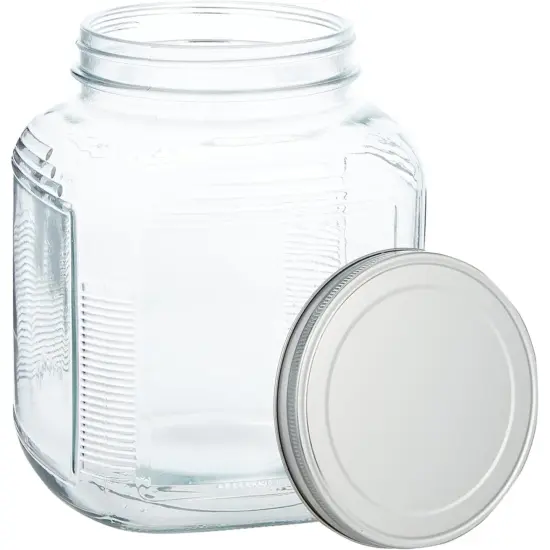 Anchor Hocking Replacement Butter Churn Jar with Brushed Stainless Steel Lid {6}