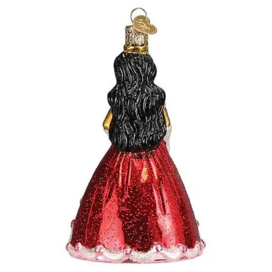 Old World Christmas 4.75 In La Quinceañera Christmas Tree Ornament , Latin Mexican Red {2}
