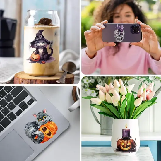 20 Sheets Halloween Rub on Transfer {3}