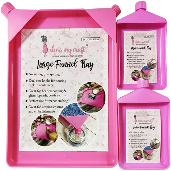 Dress My Craft Funnel Tray Combo-3/Pkg {3}