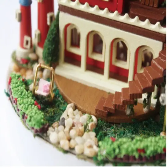 Miniature Wizardi Roombox Kit - Alice Wonderland Dollhouse Kit {2}