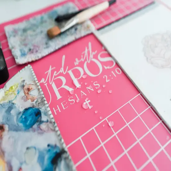 Extra Large Silicone Craft Mat, 17.7" x 25.2" x 1.5mm- The Ultimate Crafting Companion {6}