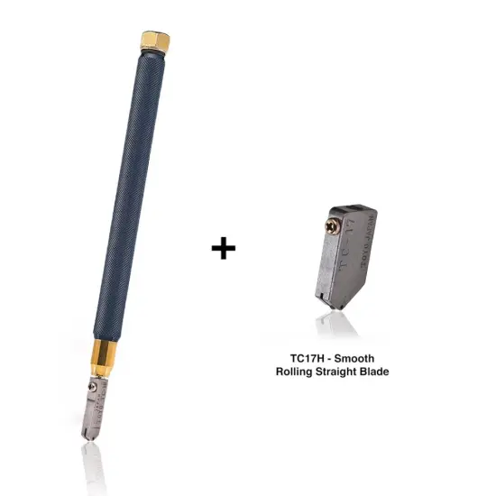 TOYO&trade; Original Brass Handled Supercutter + Replacement Blade [2 Options] {5}