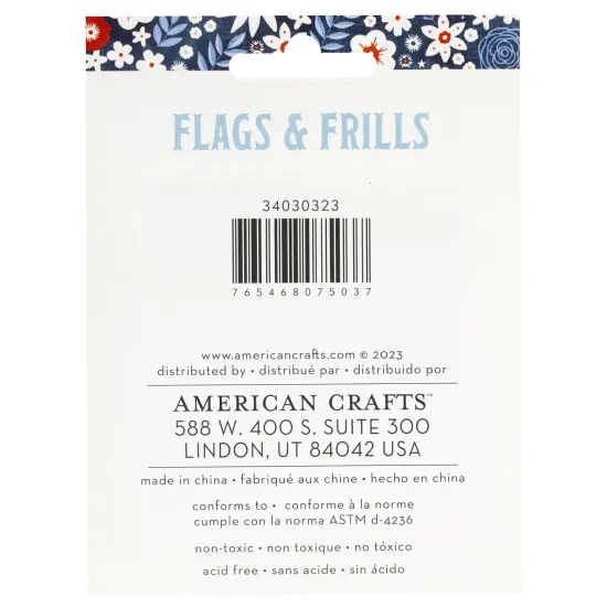 American Crafts Flags And Frills Ink Pads-4/Pkg {3}