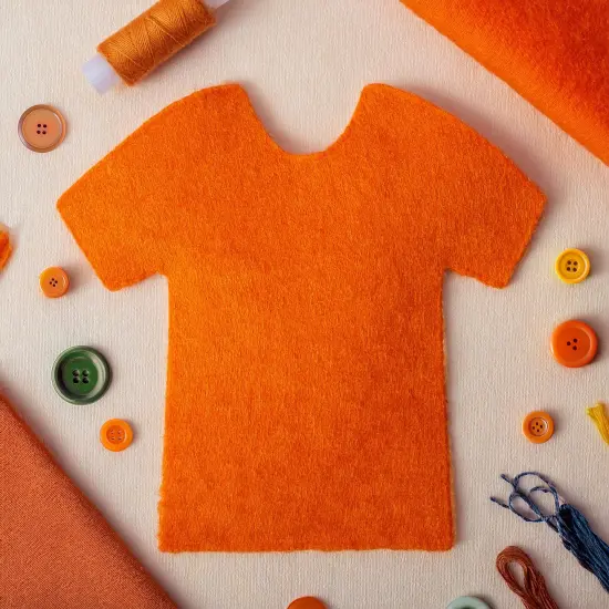 John Bead GoodFelt 8.5x11in Beading Foundation, 100 Pieces Orange {2}