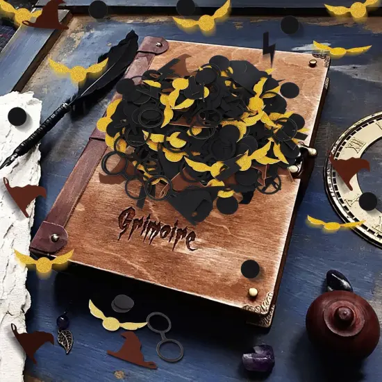 24PCS Wizard Table Confetti Glitter Wizard Party {2}