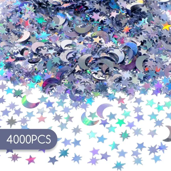 4000 PCS Glitter Star Confetti {2}