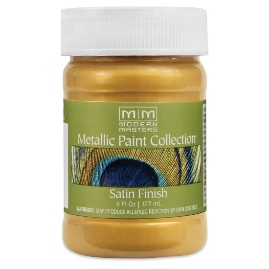 Modern Masters Metallic Paint - Gold Rush, 177 ml jar {1}