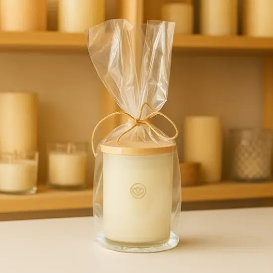 Heat Sealable Round Bottom Bags w/Paper Base 4" x 10" 50 pack RPBG4 {1}