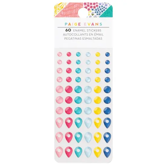 Paige Evans Adventurous Enamel Dots-60/Pkg {1}