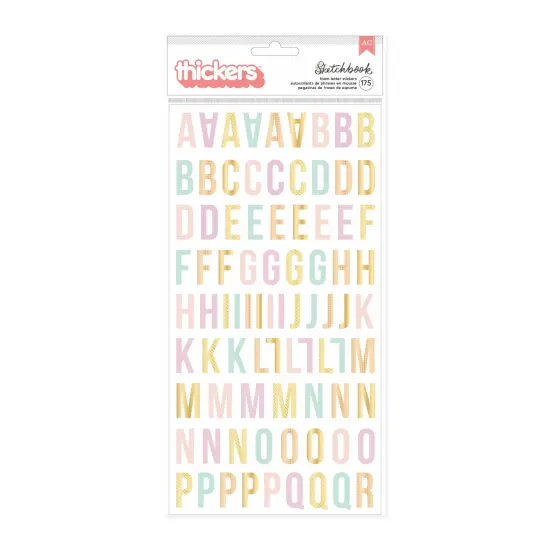 Bea Valint Sketchbook Thickers-Alphabet {1}
