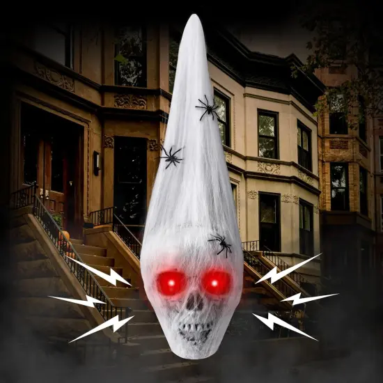 Halloween Skull Outdoor Decor {1}