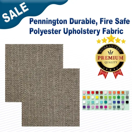 Pennington Durable, Fire Safe Polyester Upholstery Fabric Riviera {2}