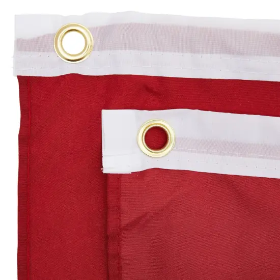 American Flag Bunting - 71.5" x 34" Patriotic Pleated Half Fan Flag for Elections and Your Vote Matters, 4th of July, Labor Day, Memorial Day, Indoor and Outdoor Red, White and Blue Decoration Banner {7}