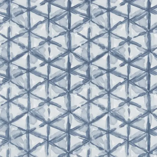 Harbor - Blue Abstract & Geometric Upholstery Fabric 54 Inches" {1}