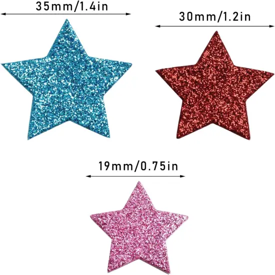 270PCS Self Adhesive Star Shaped Wall Stickers for Kid's Arts Craft Supplies {3}