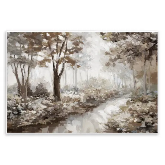 Stupell Industries Misty Forest Stream Wall Plaque By Nan {1}