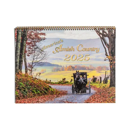 Doyle Yoder America's Amish Country 2025 Wall Calendar, 12 x 18 inches, Scenic Photography of Amish Life, Farms, and Traditions, Perfect for Home or Office {1}