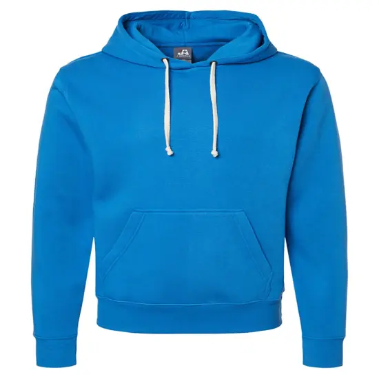 J America&reg; Triblend Pullover Fleece Hooded Sweatshirt ROYAL SOLID {1}