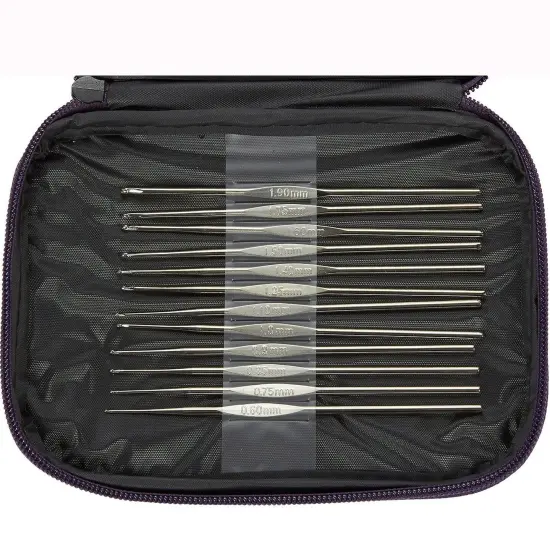 Crochet Hooks Set, Aluminum Handle Knitting Needles, Multicolor Crochet Needles for Yarn Craft Knitting Knit Needles Weave Yarn Set {4}