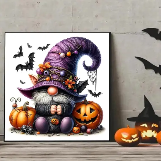 Halloween Gnome Diamond Painting Kits for Adults {5}