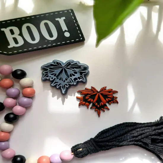 MAPLE LEAF JACK O&rsquo;LANTERN | HALLOWEEN | CLAY CUTTER {1}