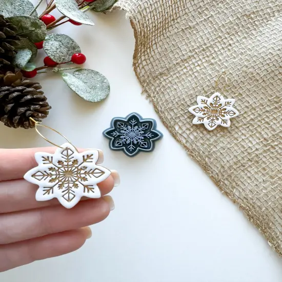 NORDIC SNOWFLAKE | CHRISTMAS 2024 | CLAY CUTTER {2}