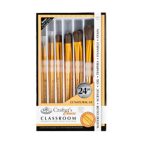 RCVP-CCNATURAL-24 | 24pc Crafter's Choice&trade; Natural Hair {1}