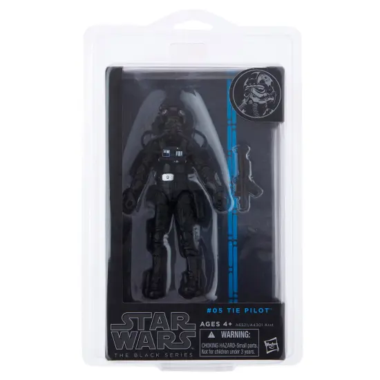 Protech SSWFC-1 Clamshell Protector Display Case for Basic WWE Wrestling Action Figures & Star Wars Black Series 6" Figures with Orange / Blue Packaging, 6.5" W x 10.5" H x 2" D {4}