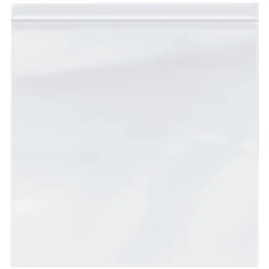 Plymor 12" x 12", 4 Mil Heavy Duty Zipper Reclosable Plastic Bags {1}