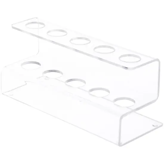 Plymor Clear Acrylic Flatware Display Stand, 3.25" H x 7" W x 3" D {1}