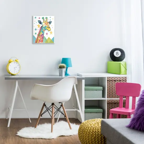 Stupell Industries Whimsical Hued Giraffe & Stars Wall Plaque Design by Chen Alyesh {2}
