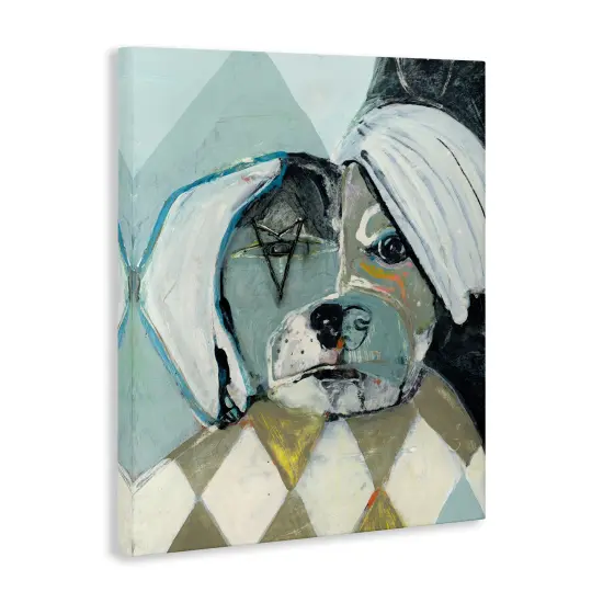Stupell Industries Abstract Dog Face Portrait Canvas Design by Stacy Milrany {3}