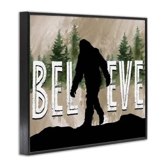 Stupell Industries Believe Rustic Mythical Creature Framed Giclee Design by Nicole DeCamp {3}
