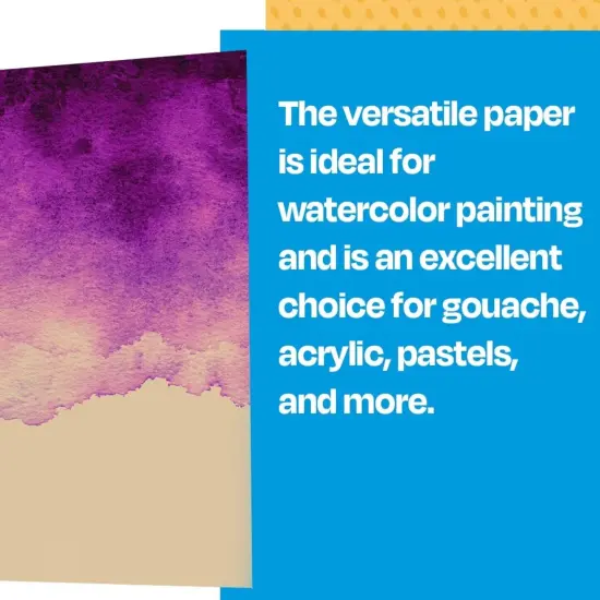 Sax Watercolor Paper, 24 x 36 Inches, 140 lb, Natural White, 100 Sheets {7}