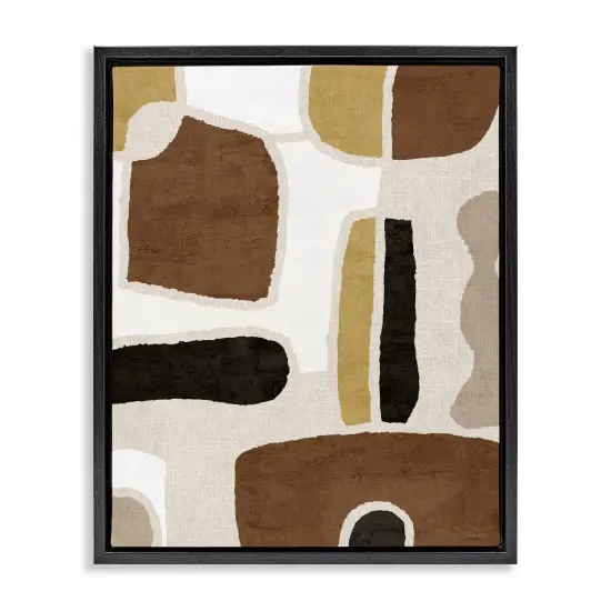Stupell Industries Earthy Organic Shapes Floating Frame Design by Amber Sterling {1}