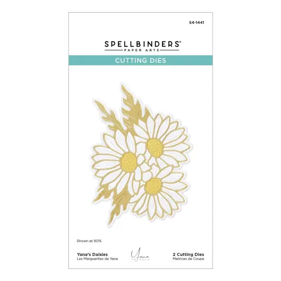 Spellbinders Etched Dies By Yana Smakula-Yana's Daisies {1}