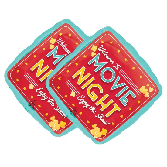 Anagram&reg; Movie Night Square Balloon 17 Inch {5}