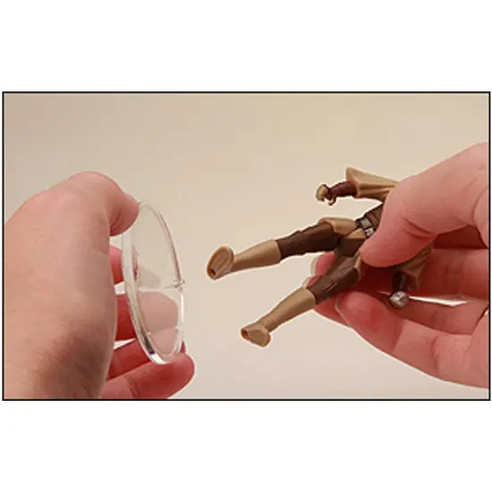 Protech AFS-1C Clear Action Figure Stands for Modern, 1995 - Present, 3.75" Star Wars Figures, 2" Wide, 3/32" Peg {4}