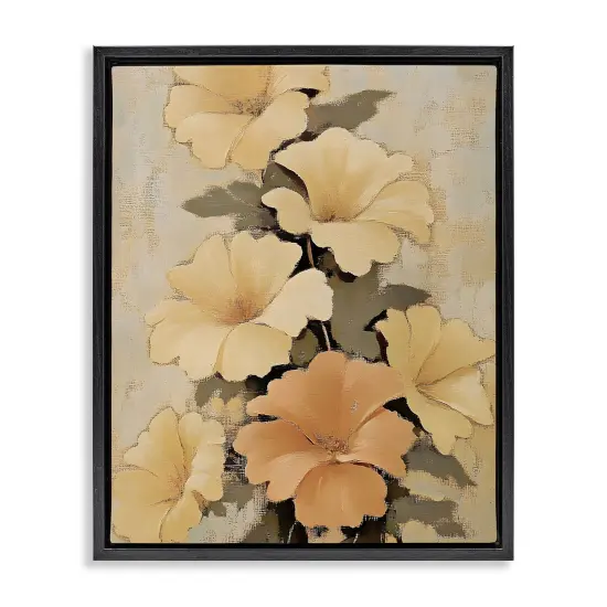 Stupell Industries Muted Vintage Daffodils Floating Frame Design by Franklyn Gregory {1}
