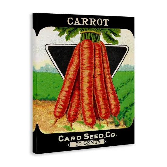 Stupell Industries Vintage Gardening Carrots Canvas Design by Lil' Rue {3}