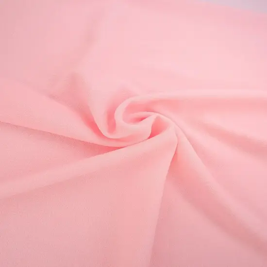 1 Yard Ghost Crepe Solid Woven Fabric Stretch Textured Drapery Upholstery 57/58" Width ROSE TINT {1}