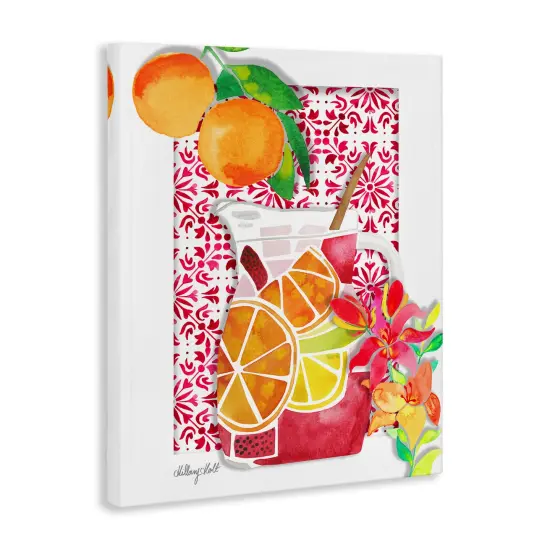 Stupell Industries Mediterranean Sangria Drink Canvas Design by Hillary Holt {3}