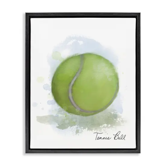 Stupell Industries Soft Pastel Tennis Ball Floating Frame Design by Matthew Piotrowicz {1}