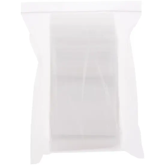 Plymor 4" x 6" (Pack of 100), 6 Mil Industrial Duty White-Block Zipper Reclosable Plastic Bags {4}
