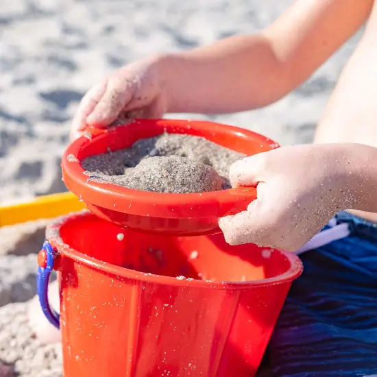 Spielstabil Beach Toy for Toddlers 1.5 & Up - Small Sand Sieve Kids Sandbox Tools and Heavy Duty Sand Toys, Made in Germany Multicolor {4}