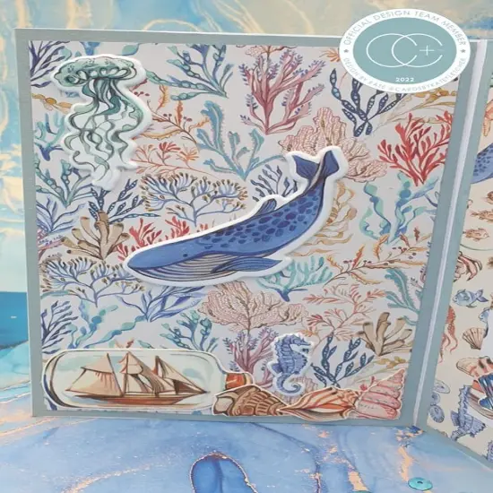 Craft Consortium Double-Sided Paper Pad 12"X12" 40/Pkg-Ocean Tale {5}