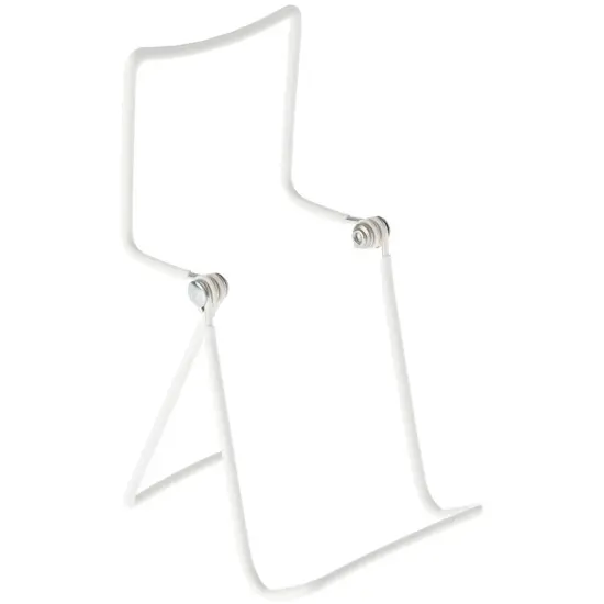 Gibson Holders 3DD Adjustable White Wire 2-Tier Display Easel, 3.625" W x 3.75" D x 7.5" H {1}