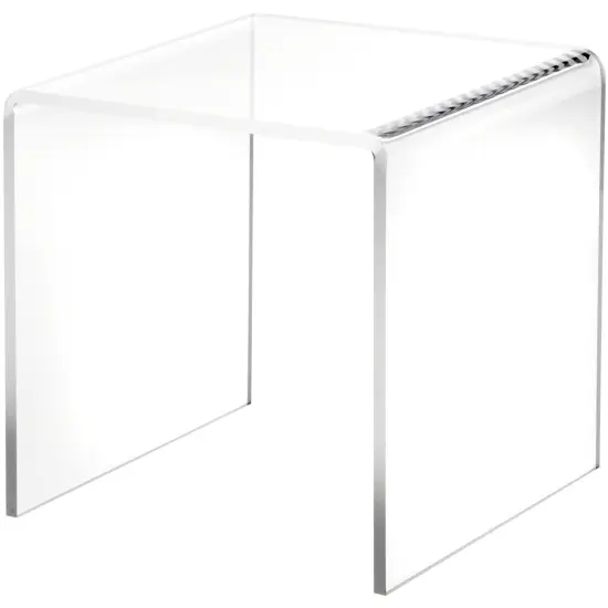 Plymor Clear Acrylic Square Display Riser, 7" H x 7" W x 7" D (1/4" thick) {2}