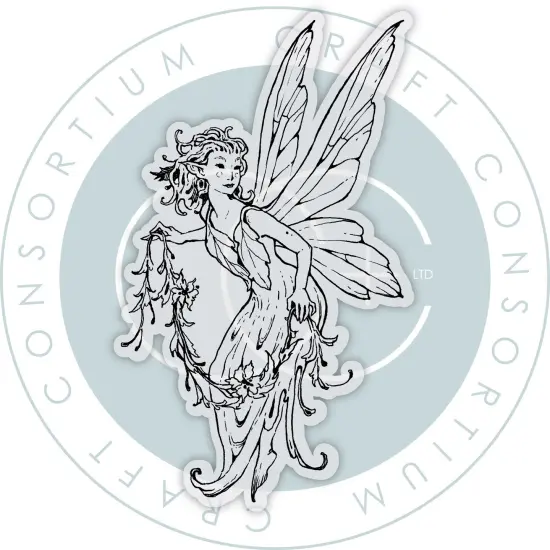 Craft Consortium Faeries Photopolymer Stamp Set-Garland {6}